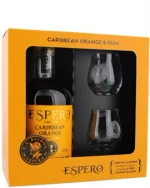 A. Michler Ron Espero Caribbean Orange Giftbox med 2 glas